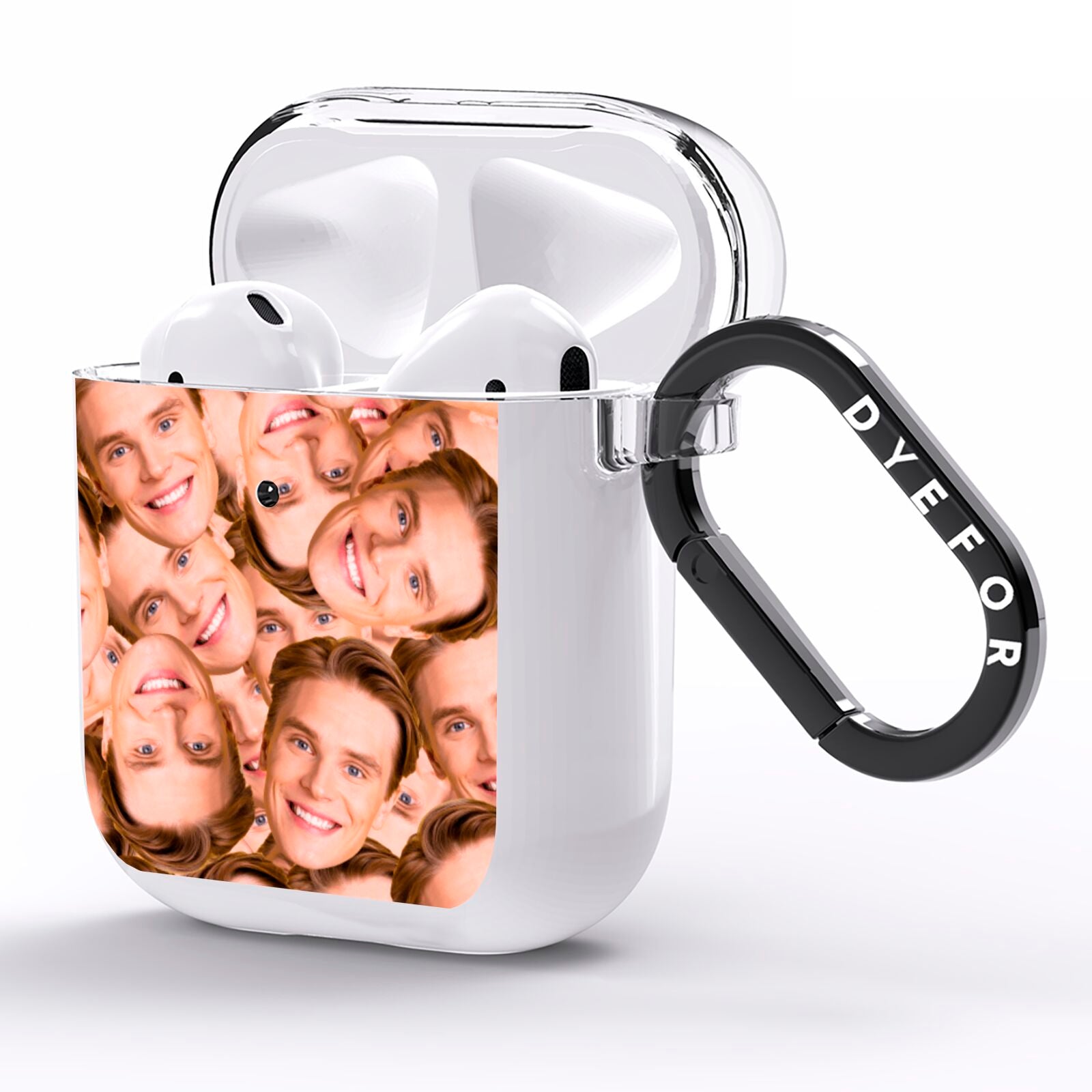 Face AirPods Clear Case Side Image