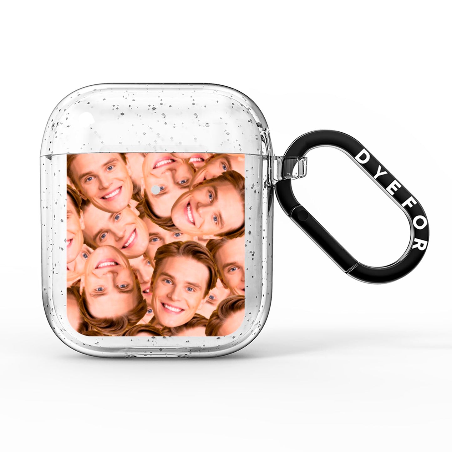 Face AirPods Glitter Case