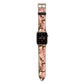 Face Apple Watch Strap with Gold Hardware