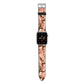Face Apple Watch Strap with Silver Hardware