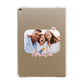 Family Photo Personalised Apple iPad Gold Case