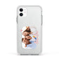 Family Photo Personalised Apple iPhone 11 in White with White Impact Case