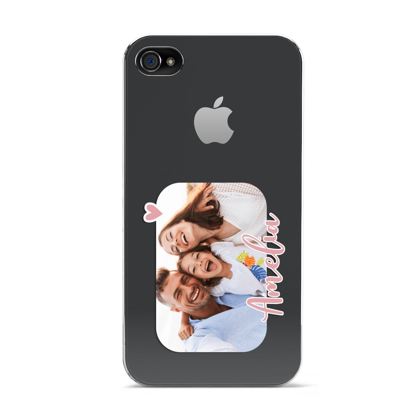 Family Photo Personalised Apple iPhone 4s Case