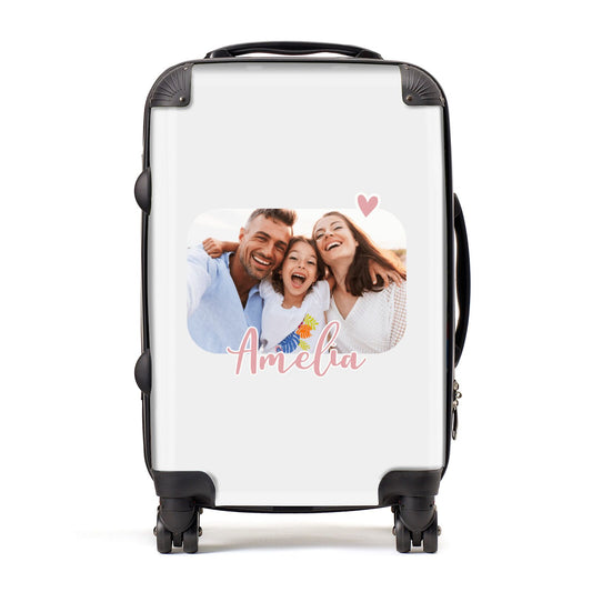 Family Photo Personalised Suitcase