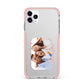 Family Photo Personalised iPhone 11 Pro Max Impact Pink Edge Case