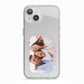 Family Photo Personalised iPhone 13 TPU Impact Case with White Edges