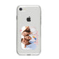Family Photo Personalised iPhone 8 Bumper Case on Silver iPhone
