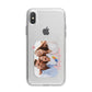 Family Photo Personalised iPhone X Bumper Case on Silver iPhone Alternative Image 1