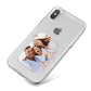 Family Photo Personalised iPhone X Bumper Case on Silver iPhone
