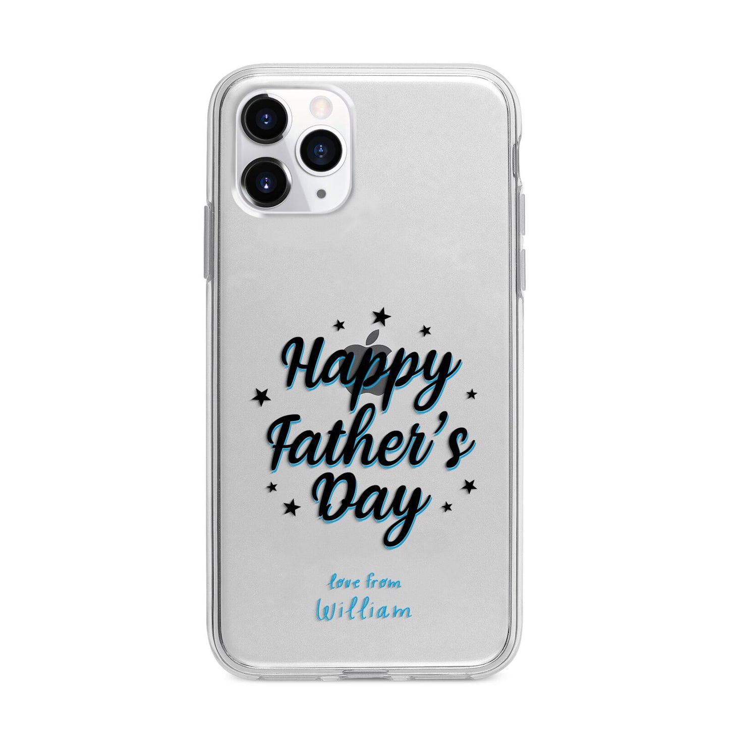 Fathers Day Apple iPhone 11 Pro Max in Silver with Bumper Case