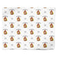 Fathers Day Bear Personalised Wrapping Paper Alternative