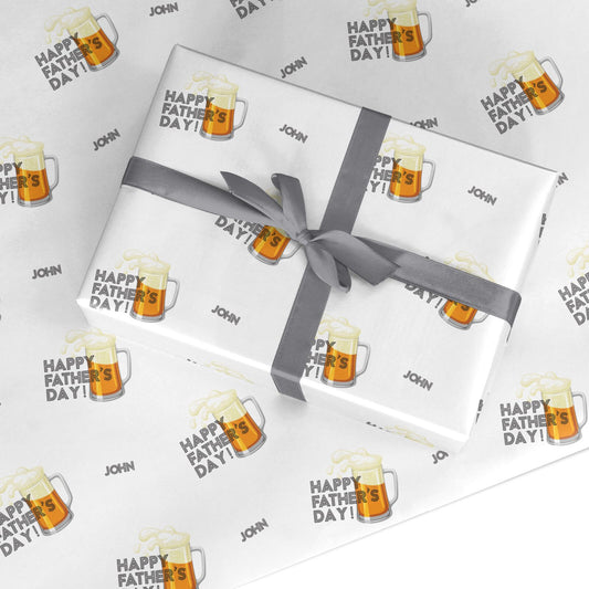 Fathers Day Custom Custom Wrapping Paper