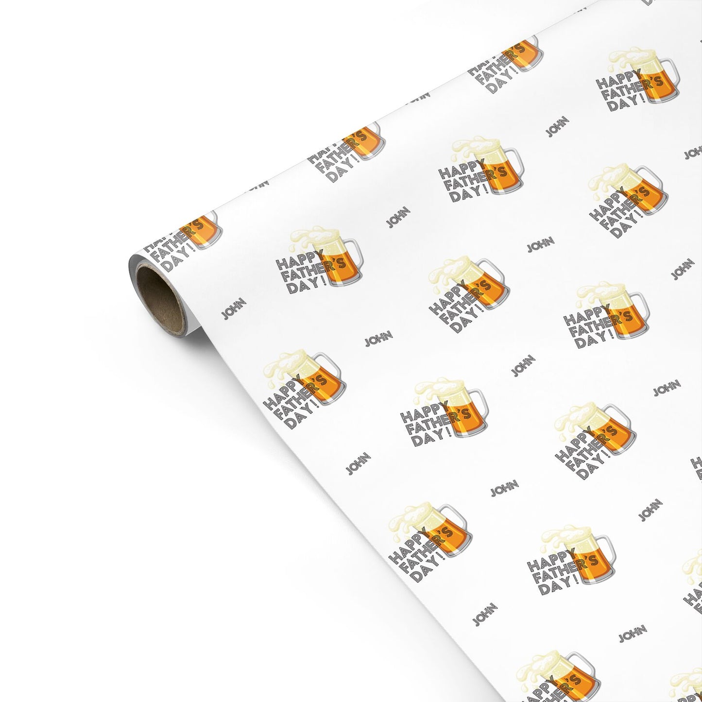 Fathers Day Custom Personalised Gift Wrap