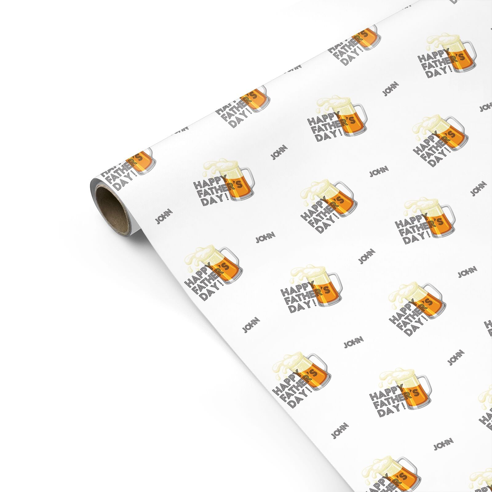 Fathers Day Custom Personalised Gift Wrap