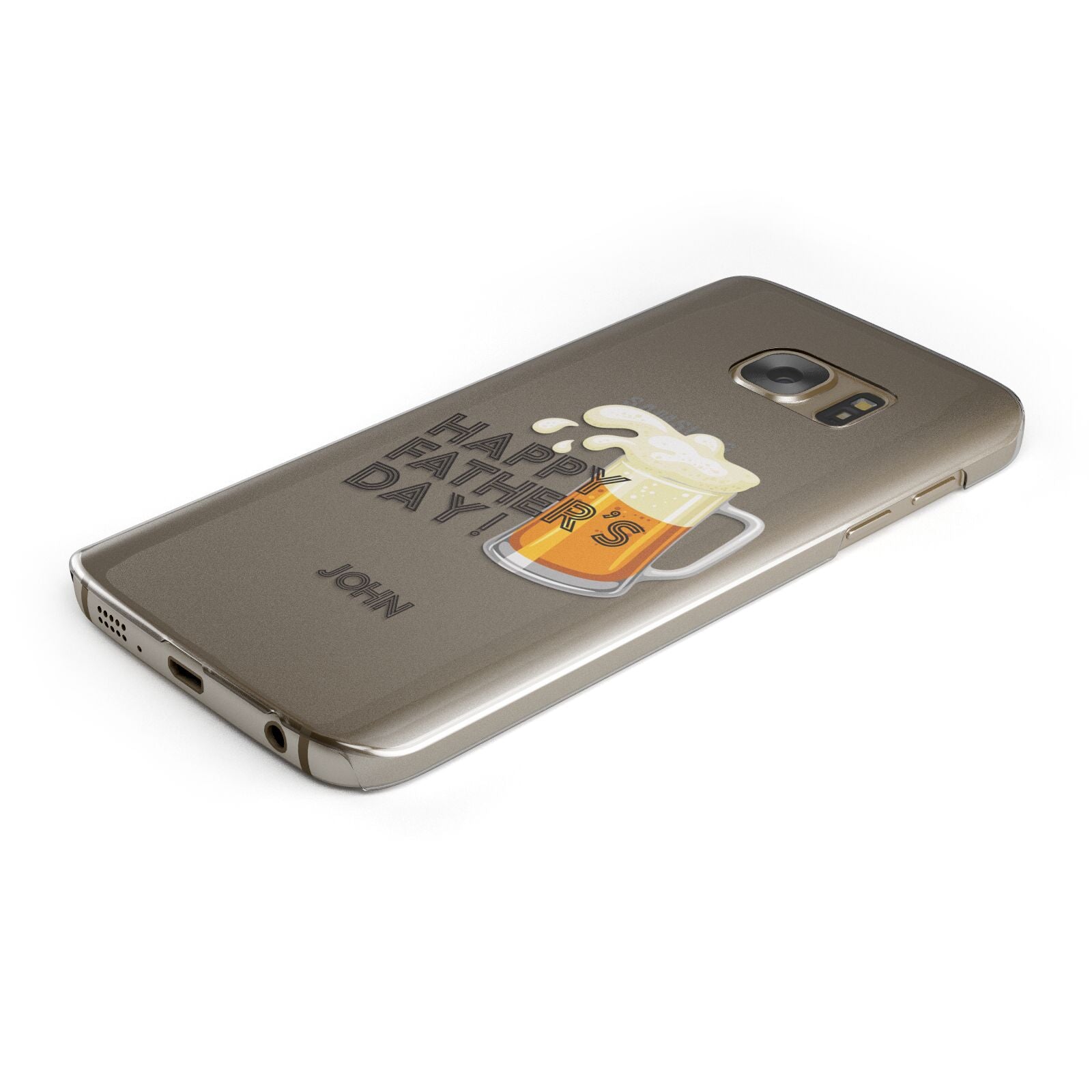 Fathers Day Custom Samsung Galaxy Case Bottom Cutout