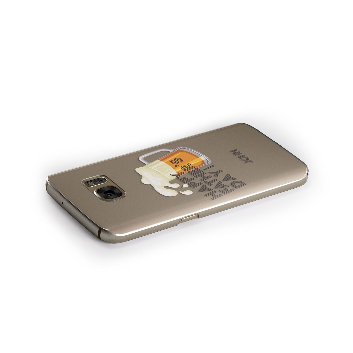 Fathers Day Custom Samsung Galaxy Case Side Close Up