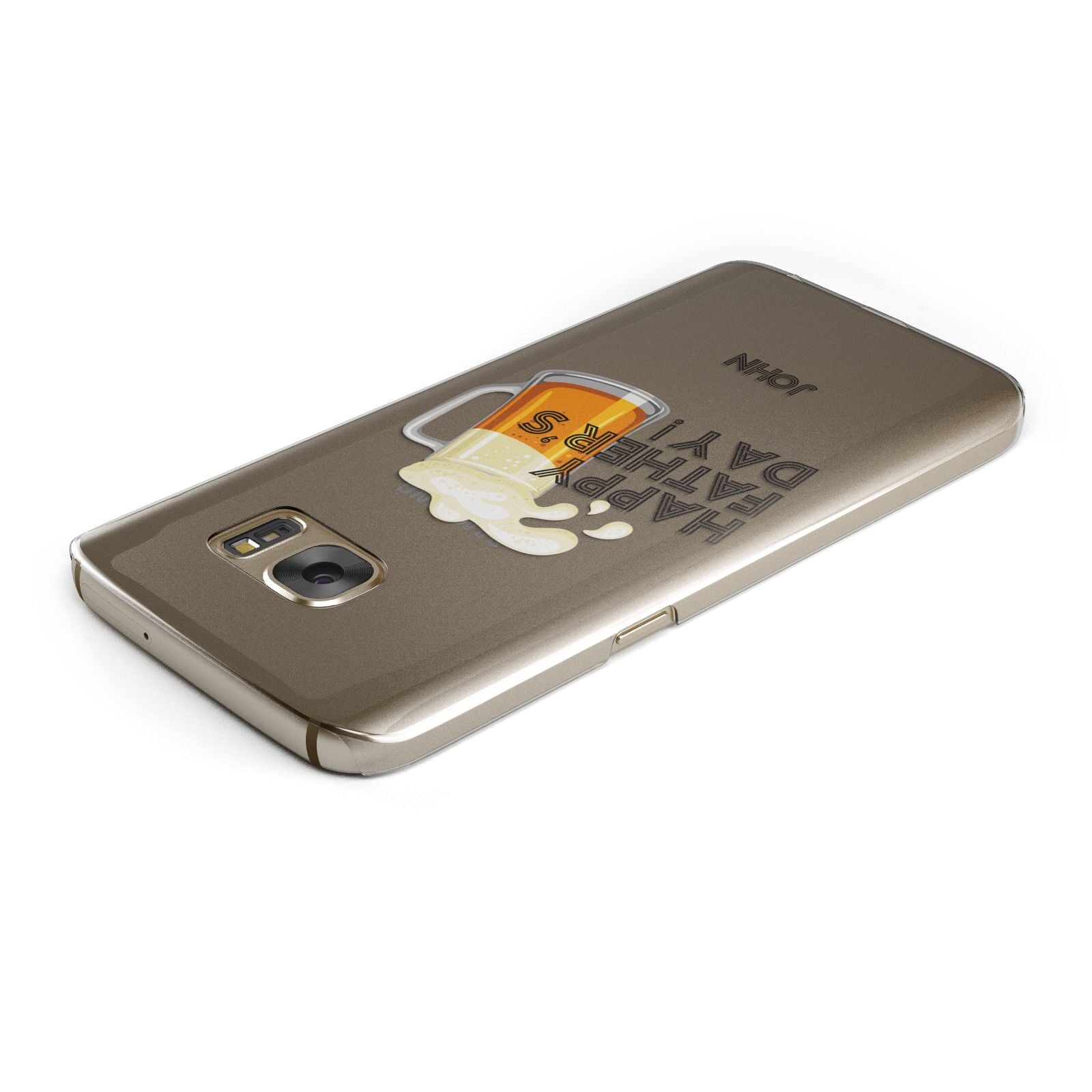 Fathers Day Custom Samsung Galaxy Case Top Cutout