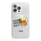 Fathers Day Custom iPhone 13 Pro Clear Bumper Case