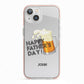 Fathers Day Custom iPhone 13 TPU Impact Case with Pink Edges
