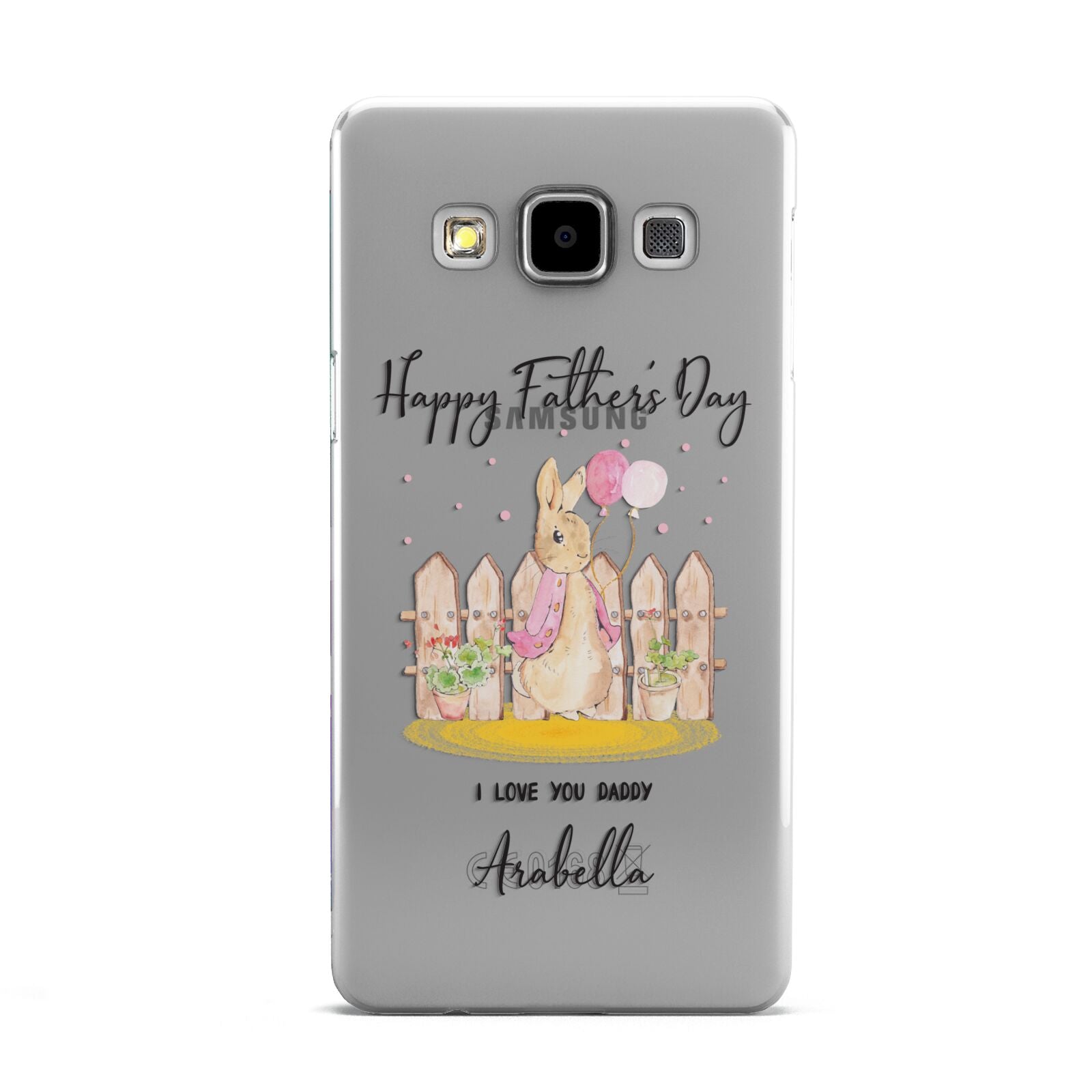 Fathers Day Girl Rabbit Samsung Galaxy A5 Case