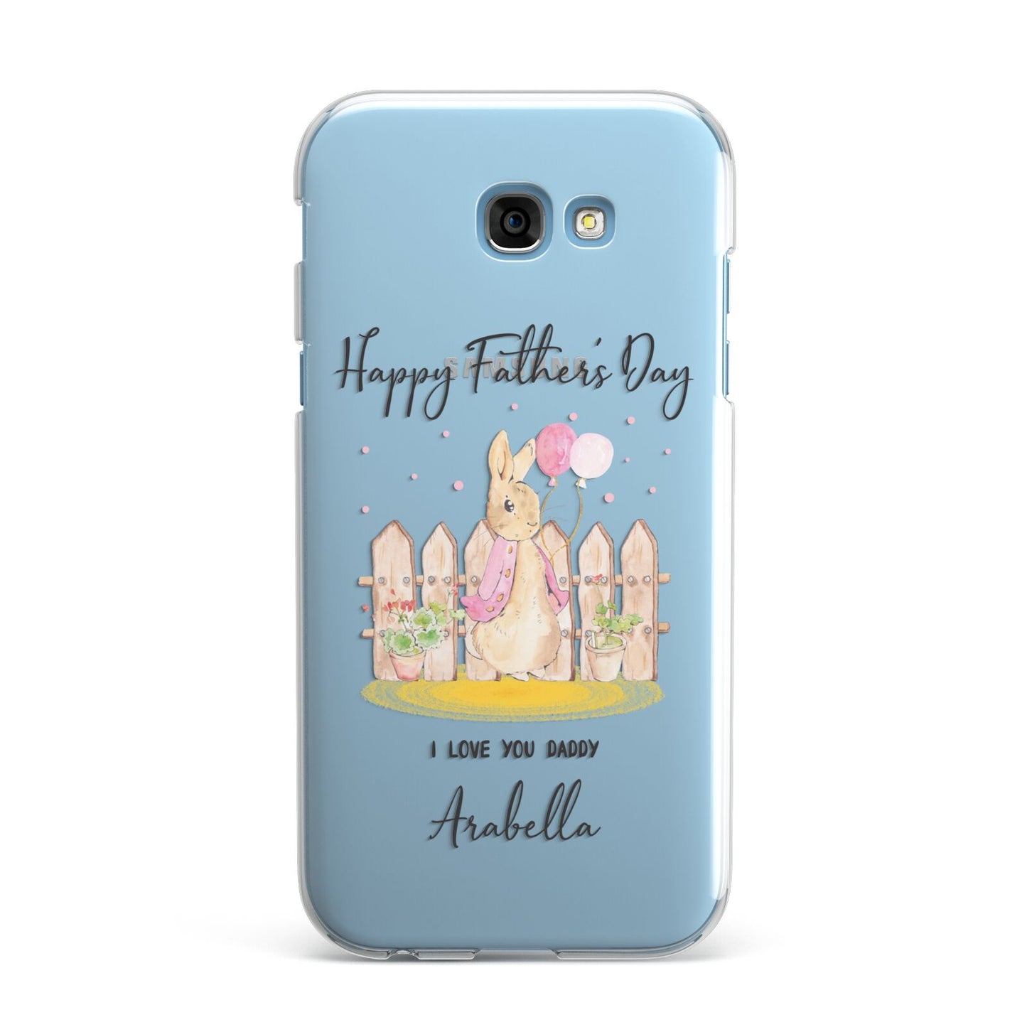 Fathers Day Girl Rabbit Samsung Galaxy A7 2017 Case