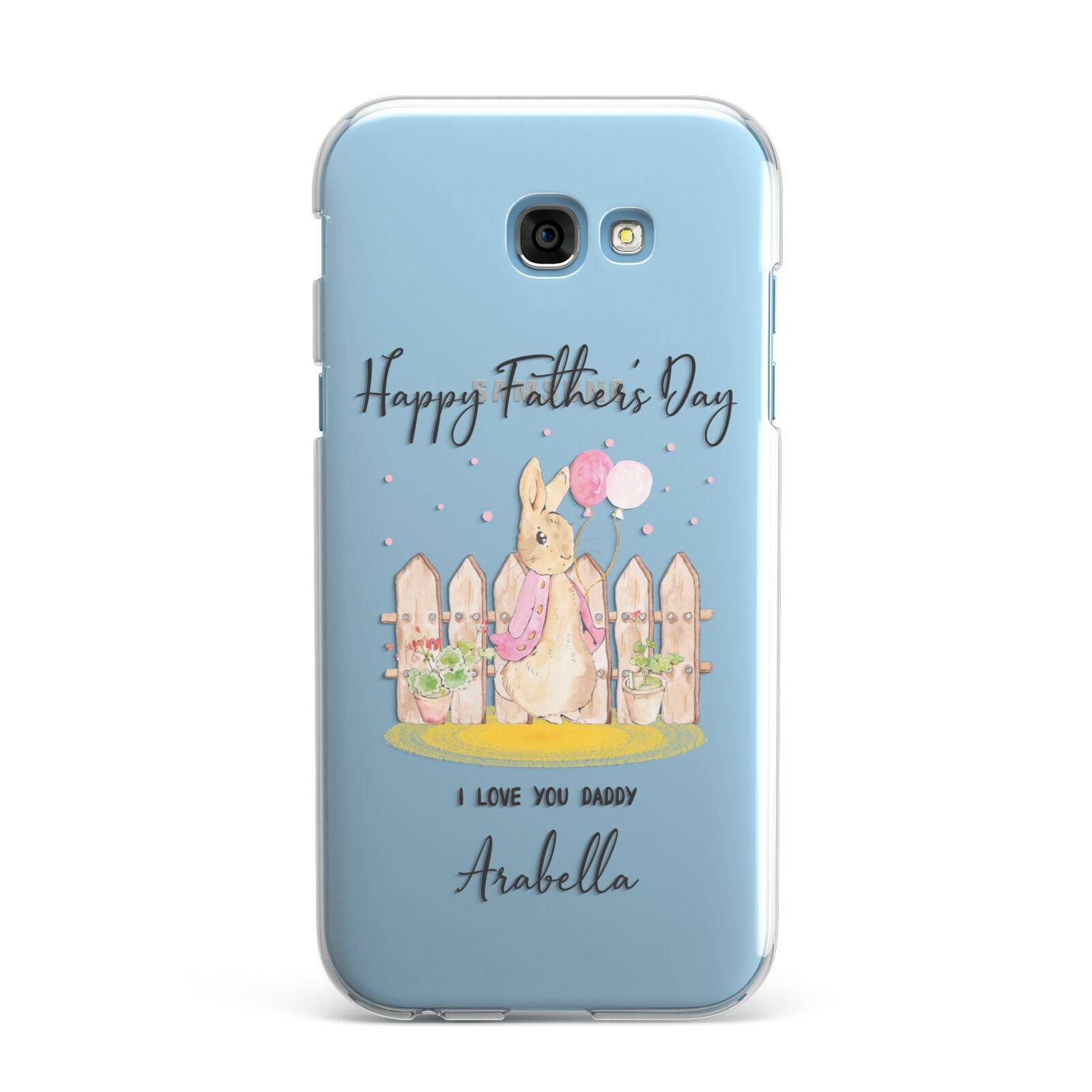 Fathers Day Girl Rabbit Samsung Galaxy A7 2017 Case