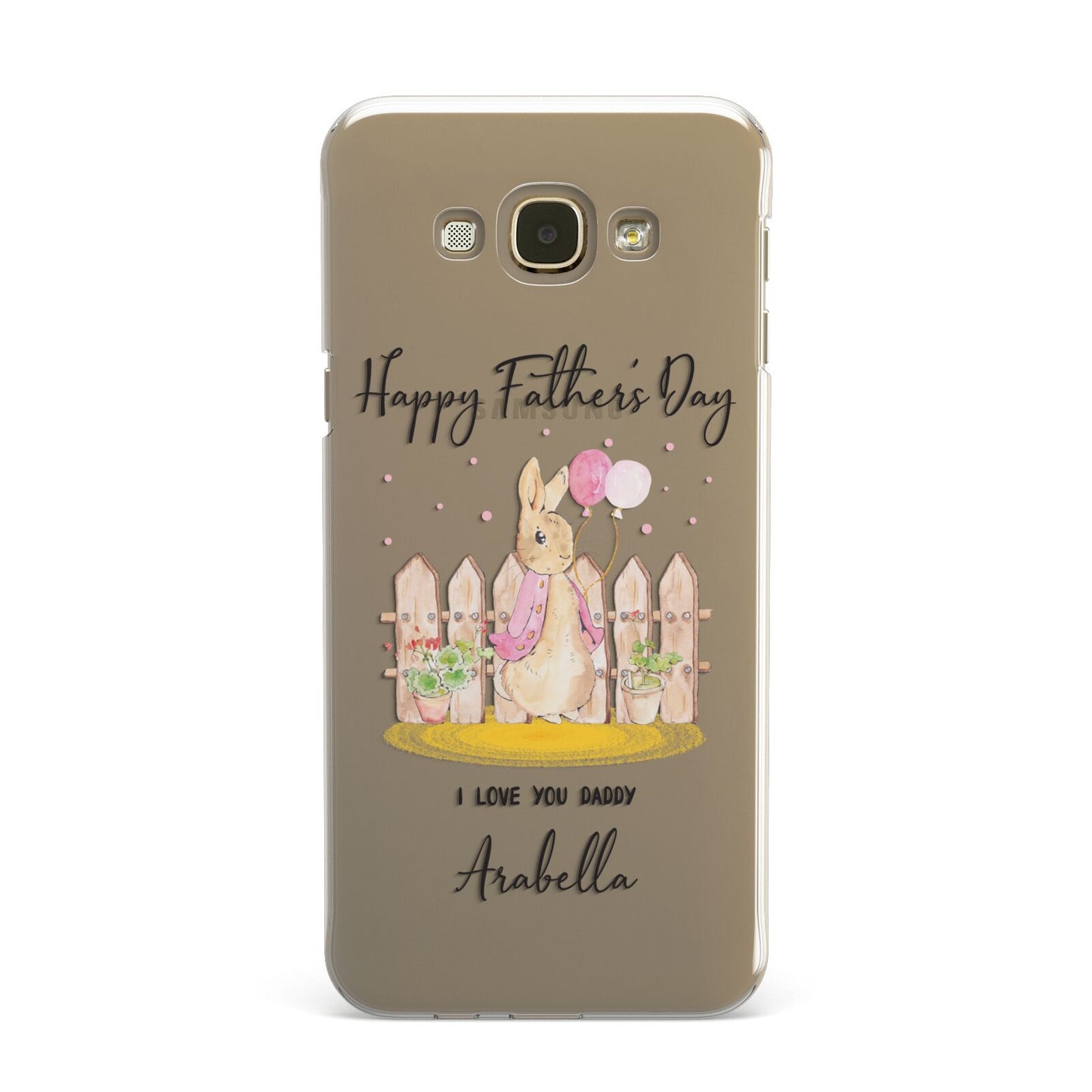 Fathers Day Girl Rabbit Samsung Galaxy A8 Case