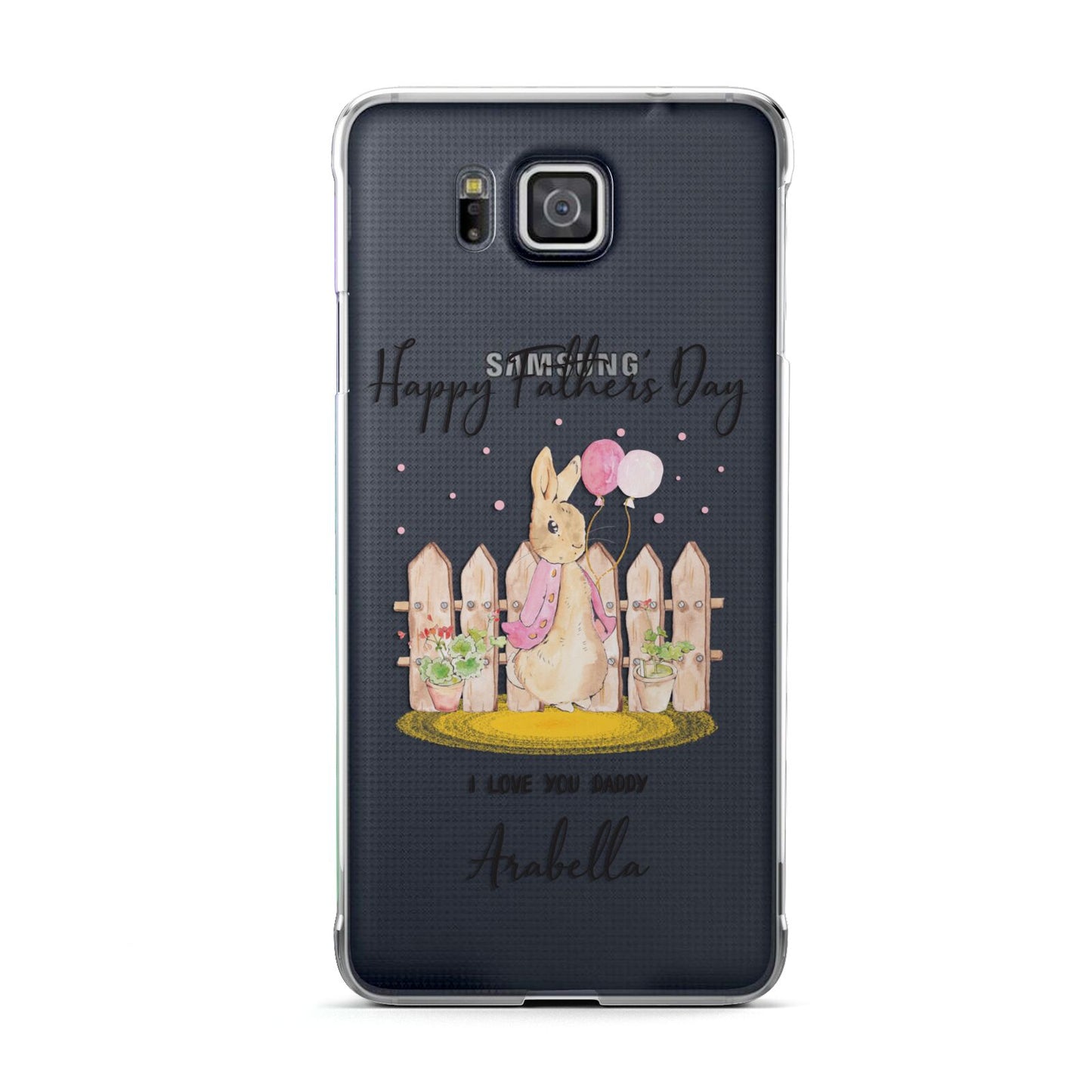 Fathers Day Girl Rabbit Samsung Galaxy Alpha Case