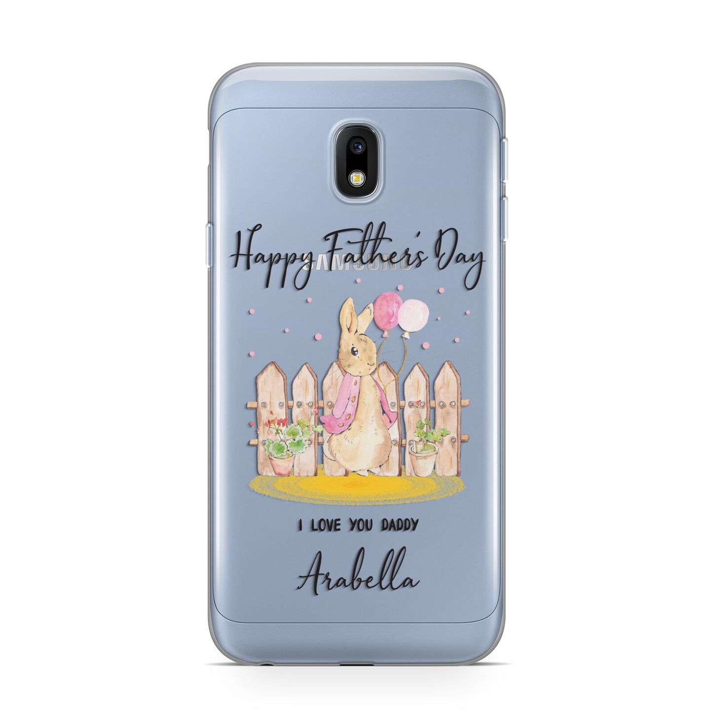 Fathers Day Girl Rabbit Samsung Galaxy J3 2017 Case