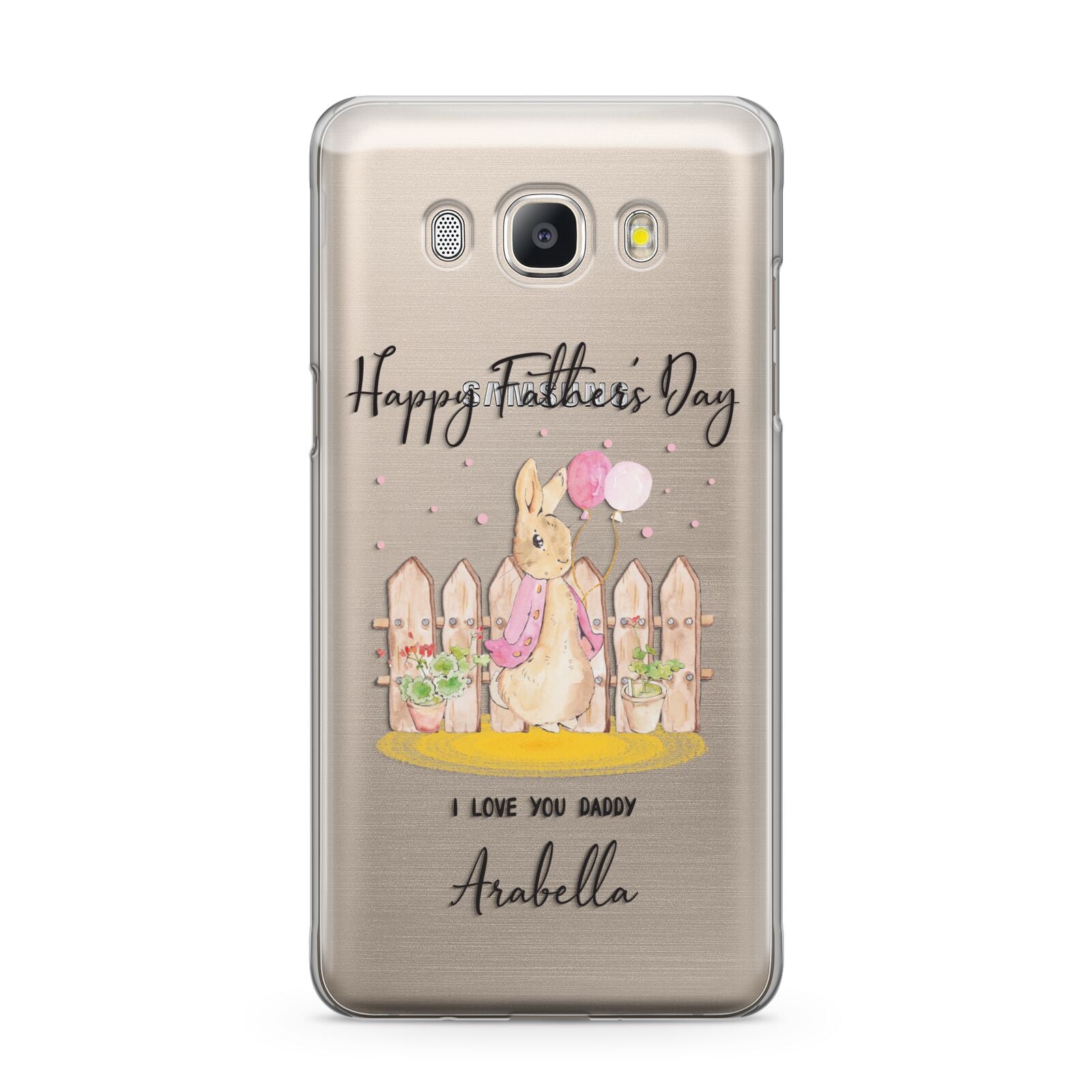 Fathers Day Girl Rabbit Samsung Galaxy J5 2016 Case