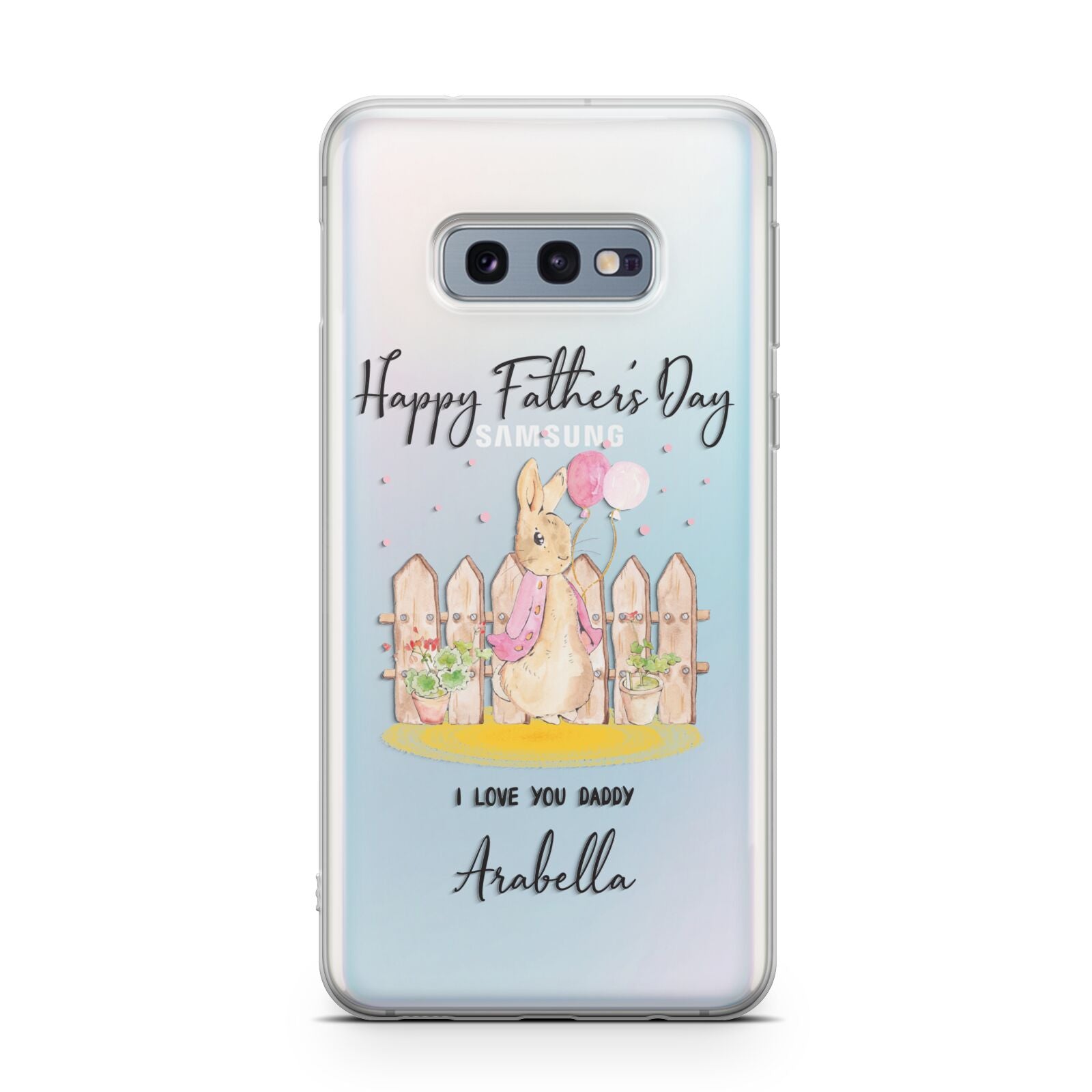 Fathers Day Girl Rabbit Samsung Galaxy S10E Case