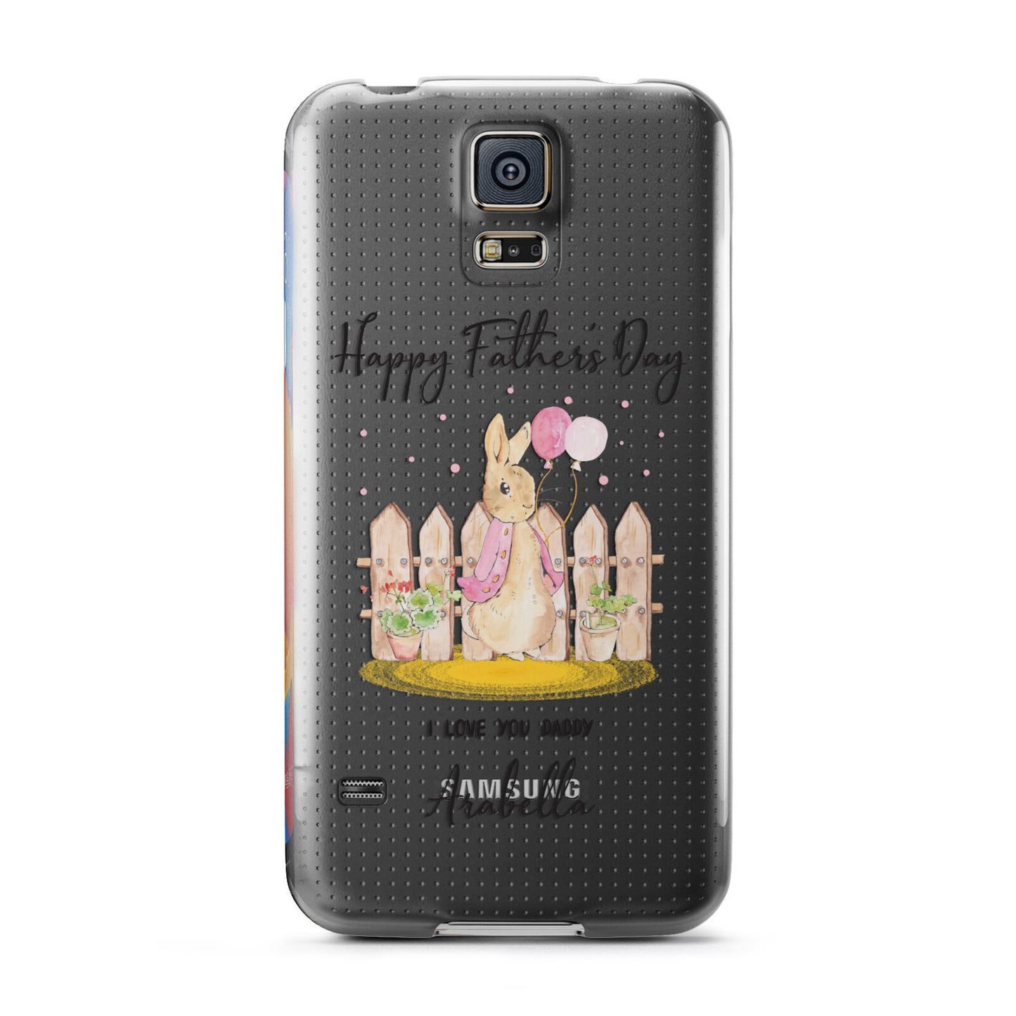 Fathers Day Girl Rabbit Samsung Galaxy S5 Case