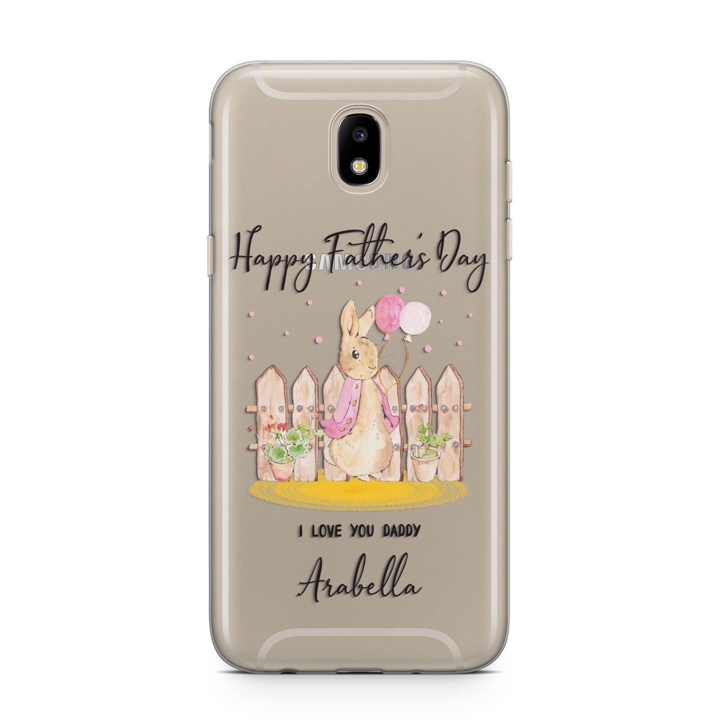 Fathers Day Girl Rabbit Samsung J5 2017 Case