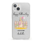 Fathers Day Girl Rabbit iPhone 13 Clear Bumper Case