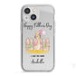 Fathers Day Girl Rabbit iPhone 13 Mini TPU Impact Case with White Edges