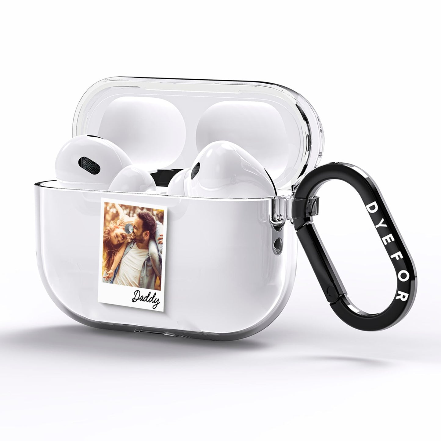 Fathers Day Photo AirPods Pro Clear Case Side Image