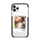 Fathers Day Photo Apple iPhone 11 Pro in Silver with Black Impact Case