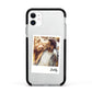 Fathers Day Photo Apple iPhone 11 in White with Black Impact Case