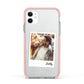 Fathers Day Photo Apple iPhone 11 in White with Pink Impact Case