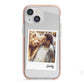 Fathers Day Photo iPhone 13 Mini TPU Impact Case with Pink Edges