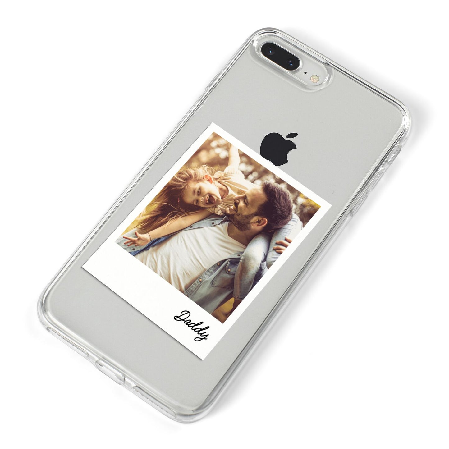 Fathers Day Photo iPhone 8 Plus Bumper Case on Silver iPhone Alternative Image
