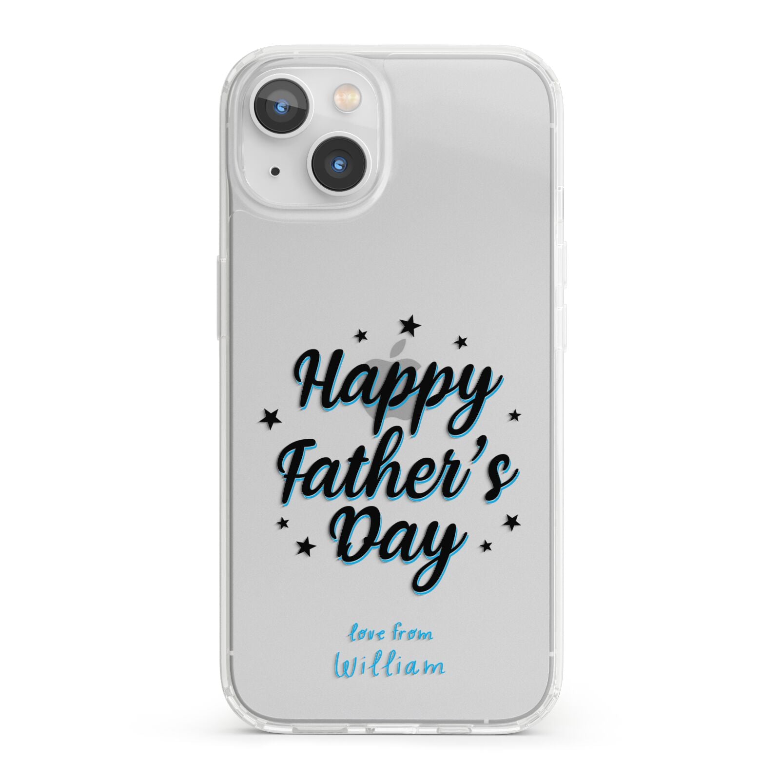 Fathers Day iPhone 13 Clear Bumper Case