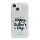 Fathers Day iPhone 13 Mini Clear Bumper Case