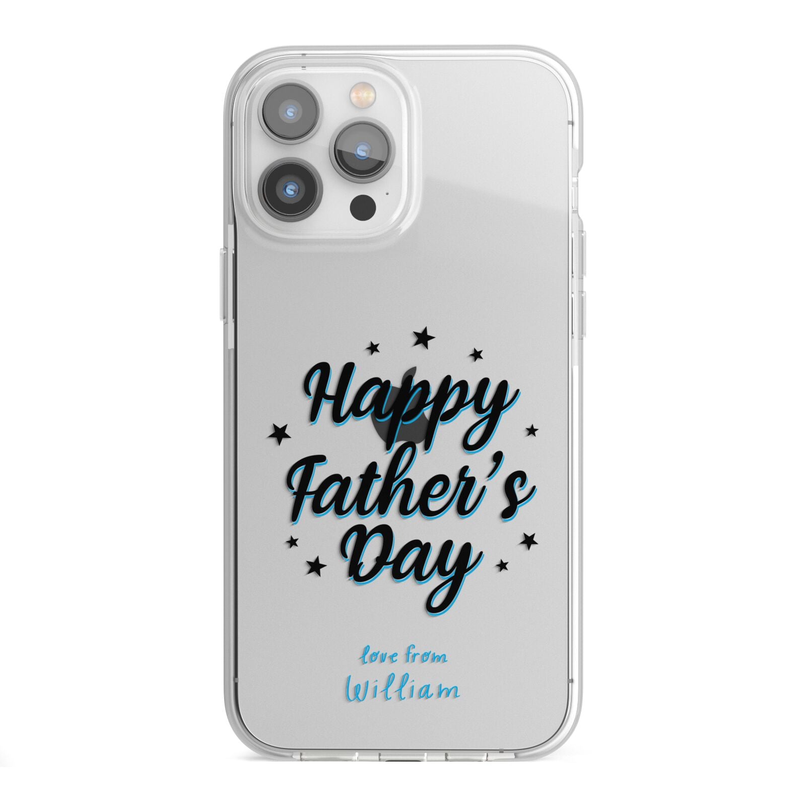 Fathers Day iPhone 13 Pro Max TPU Impact Case with White Edges