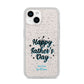 Fathers Day iPhone 14 Glitter Tough Case Starlight