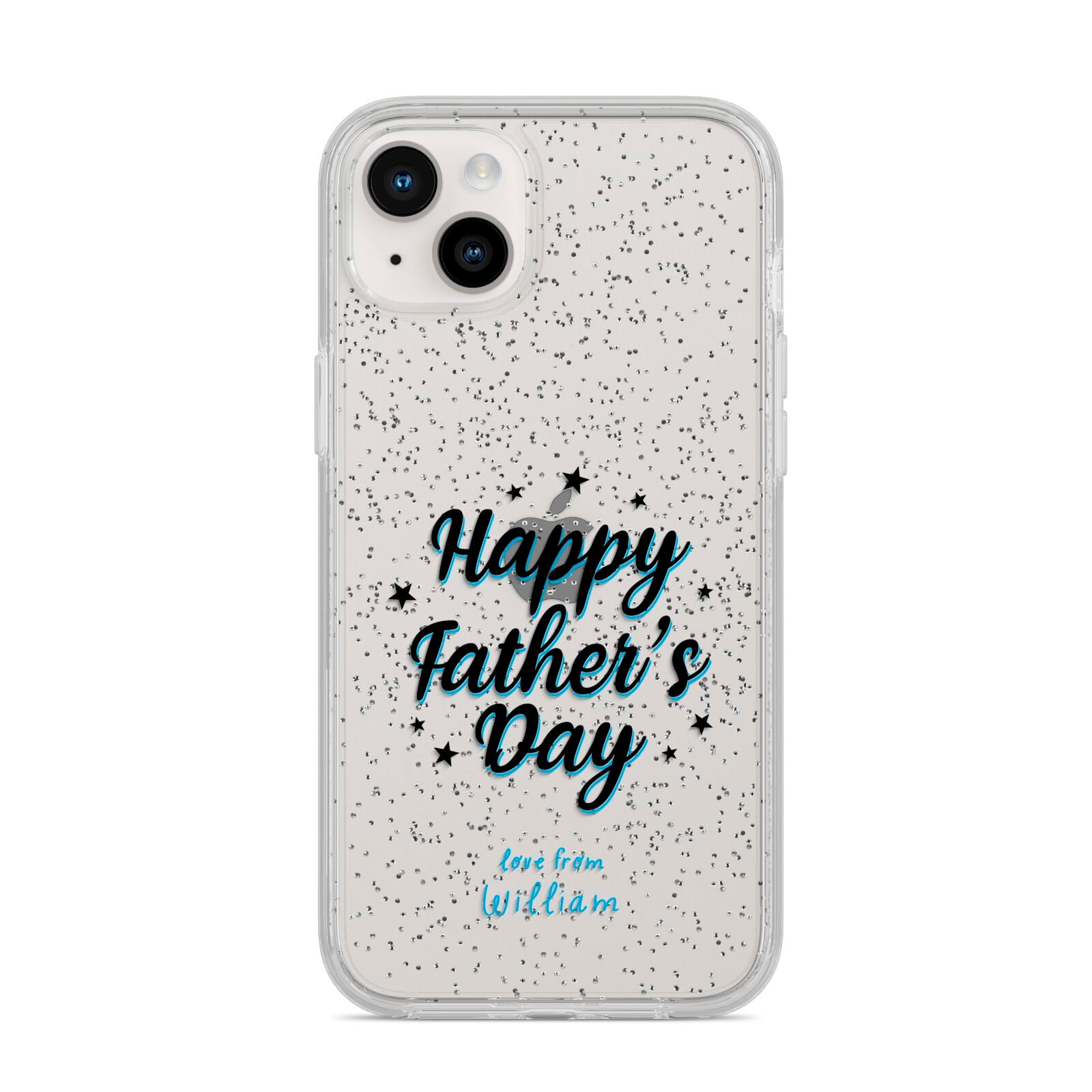 Fathers Day iPhone 14 Plus Glitter Tough Case Starlight