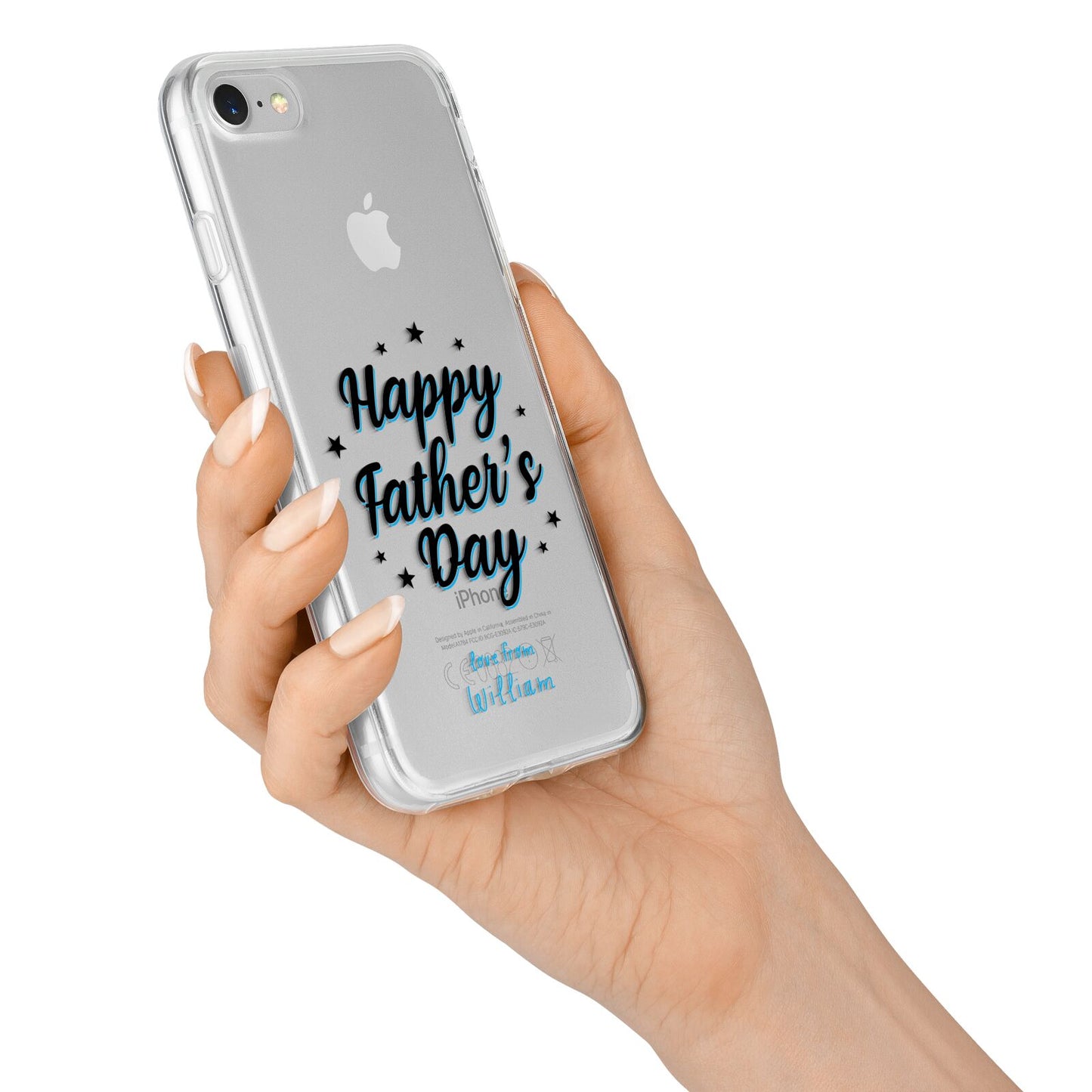 Fathers Day iPhone 7 Bumper Case on Silver iPhone Alternative Image