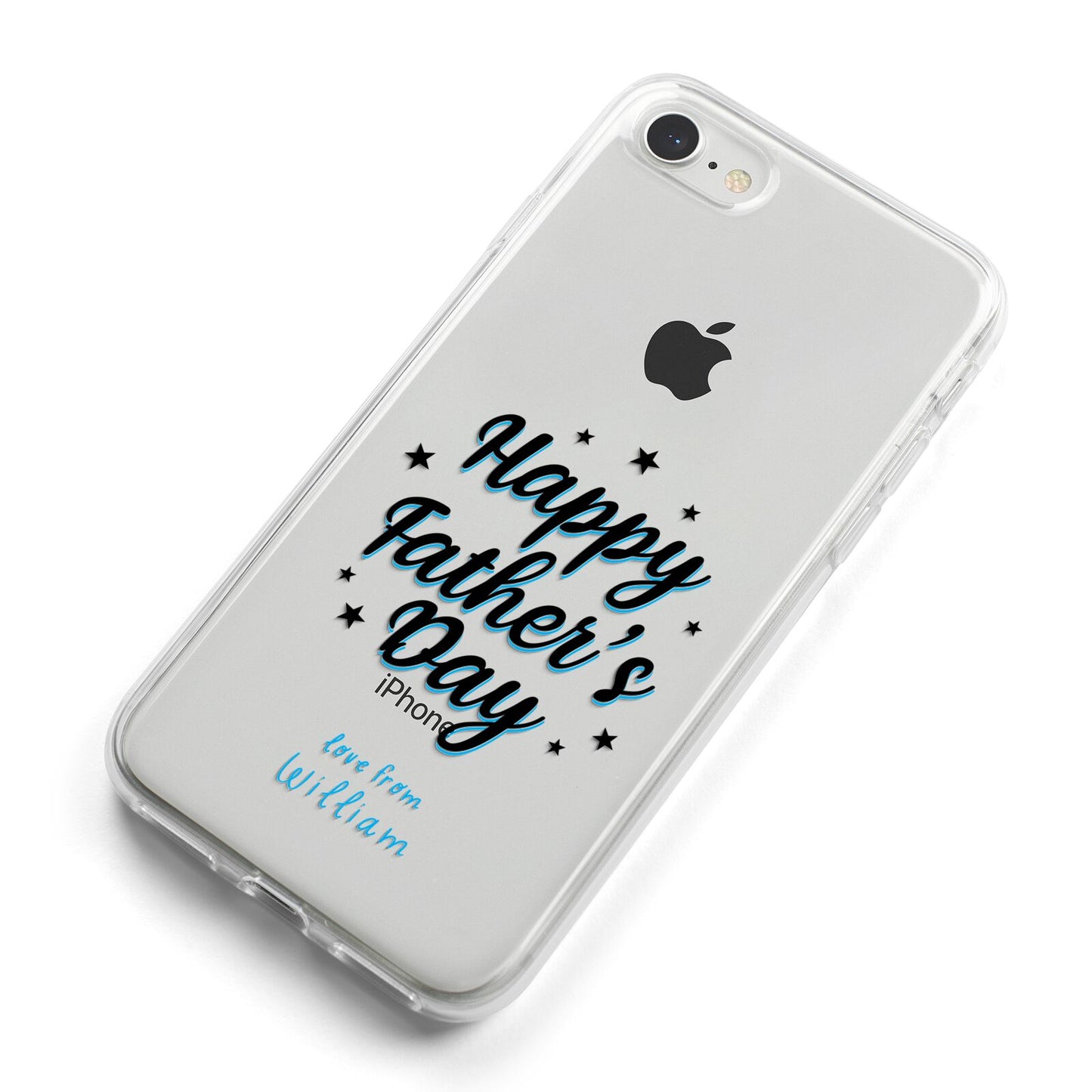 Fathers Day iPhone 8 Bumper Case on Silver iPhone Alternative Image