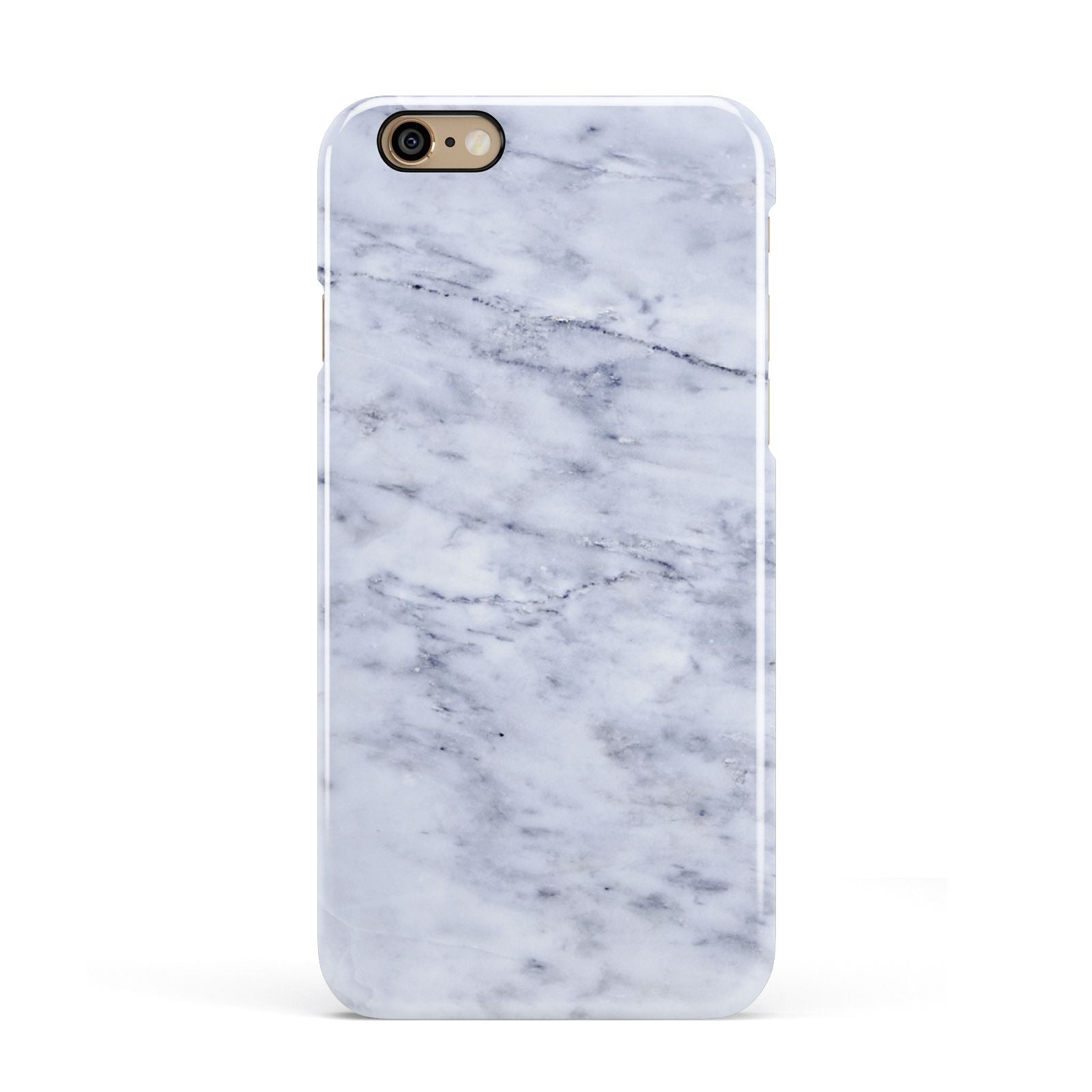 Faux Carrara Marble Print Apple iPhone 6 3D Snap Case