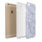 Faux Carrara Marble Print Apple iPhone 6 Plus 3D Tough Case